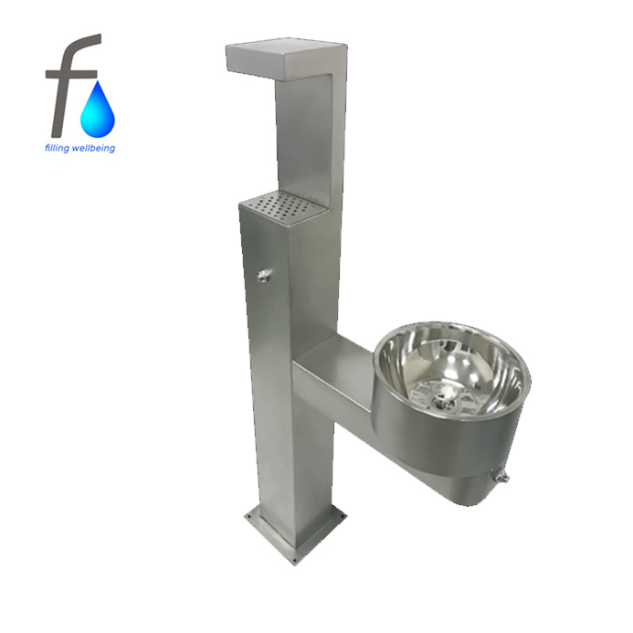 FONTECO DF11-2LBFBR Питьевой фонтан с ботлфиллером и чашей