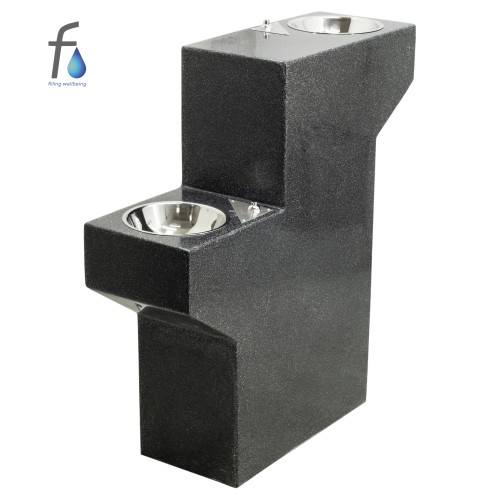 FONTECO DF17-2LBR Каменный питьевой фонтан двухуровневый СанПиН