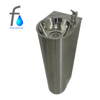 FONTECO DF13-1LDf Антивандальный полуовальный питьевой фонтан