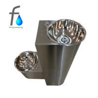 FONTECO DF13-2LBR двойной питьевой фонтан с кольцами СанПиН