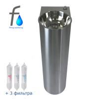 FONTECO DF13-1L3BR полуовальный фонтан c кольцом СанПин и фильтрами