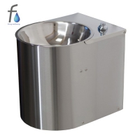 FONTECO DF13-1WBR Питьевой настенный фонтан с кнопкой и кольцом Санпин