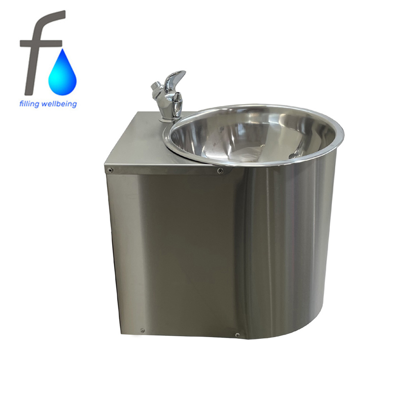 Настенный питьевой фонтанчик FONTECO DF13-1WDf, вид сбоку